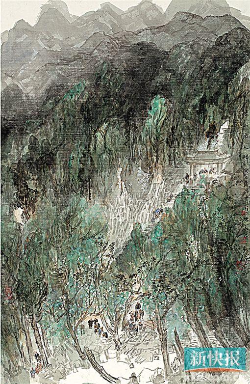 ■李劲堃 春山游人醉