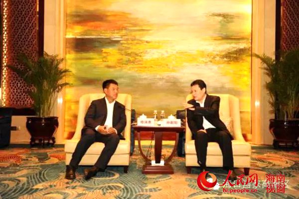 孙新阳会见修涞贵