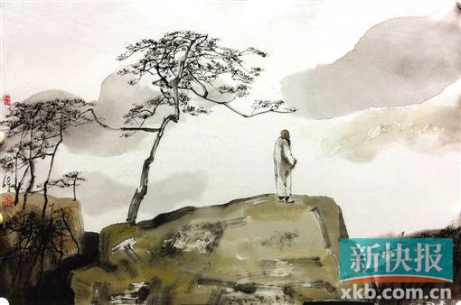 ■张弘 浮云 59cm&times;35cm