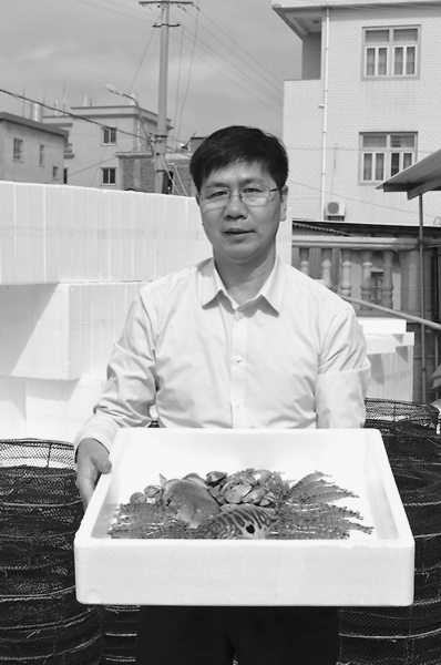 生态养殖示范养殖基地混养的对虾、花蛤获批了可追溯标志,但河豚至今未能获批。