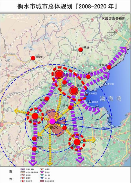 衡水市规划图(图片来自衡水市城乡规划局网站)