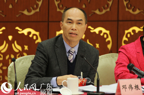 江门市长邓伟根。钟哲 摄