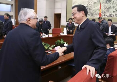 李克强与吴敬琏