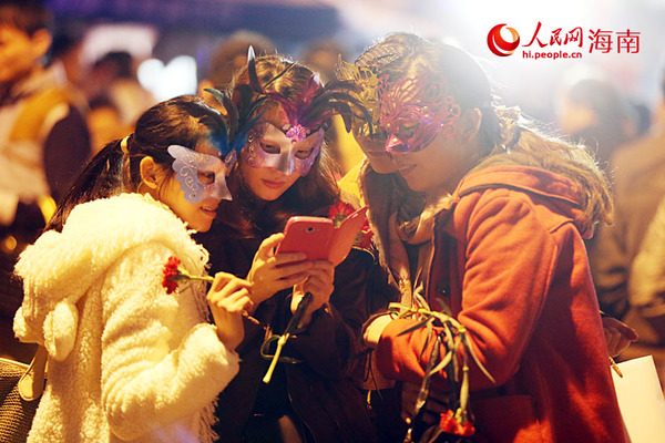 海口府城换花节现场