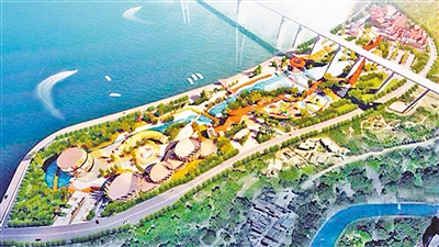巴滨城市公园效果图。