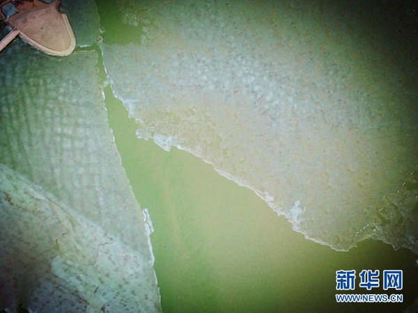 航拍黄河乌海段开河（摄于3月4日18时15分）(飞手 王虎 摄)