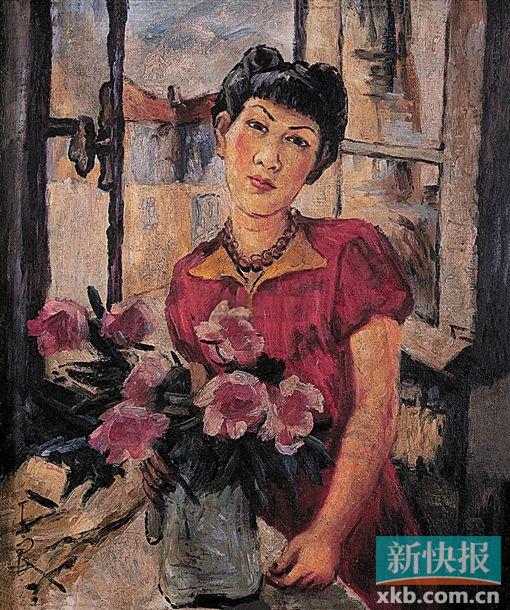 ■潘玉良 窗前自画像