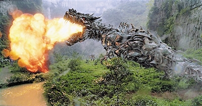 最科幻：《变形金刚4》 影片加入大量的中国元素，片中航拍镜头贯穿武隆景区，为电影注入不一样的视觉冲击效果。