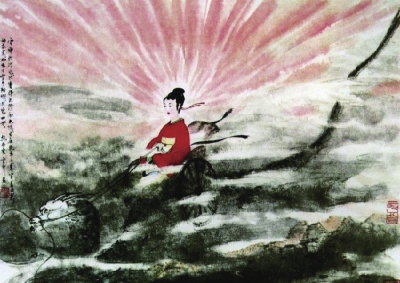 傅抱石《云中君》一幅画一段精神史
