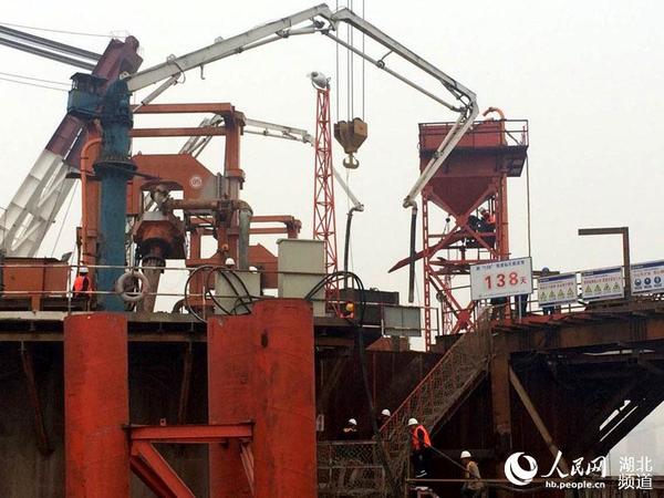 商合杭芜湖公铁长江大桥主体结构施工全面展开