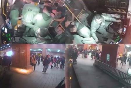 女大学生遭摸臀，幸而有英勇运将协助逮嫌。（图片来源:台湾《中时电子报》）