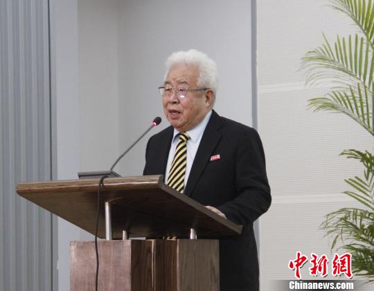 86岁的台湾著名作家郭枫受聘南京大学兼职教授　徐植　摄