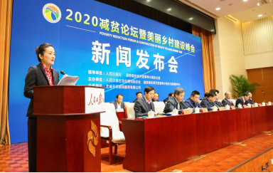 全国政协中国经社理事会理事吴华萍主持会议