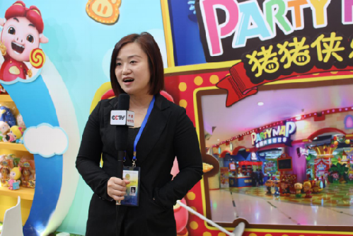 猪猪侠乐园参加北京国际加盟展 家庭娱乐项目