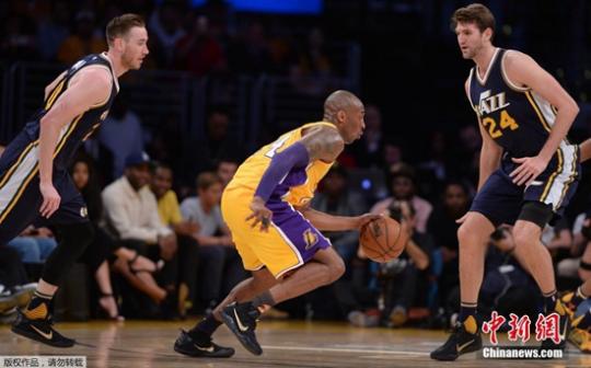 科比60分+率队逆转:最后的美如画 最完美的告