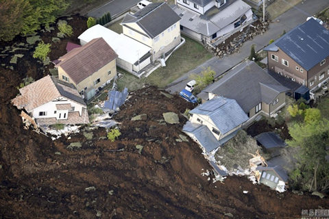 日本熊本震区天气转晴 利于开展救援|日本熊本