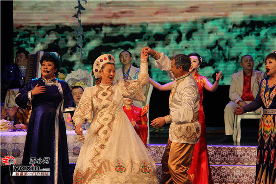 情景歌舞剧《家园之恋》演出现场