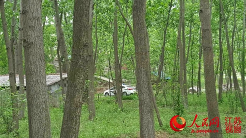 图为徐增志在宿迁其岳父母家的行凶现场。警方已介入调查。