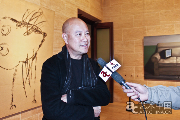 四川美术学院教授叶永青接受艺术中国采访图片