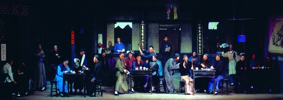 《茶馆》是北京人艺的"看家戏",也是中国最具代表性的话剧剧目.