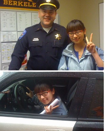 组图:最牛学生<em>妹8</em>万块拍走内尔卡球衣 开宾利