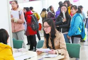 京举办女大学生招聘会 对本专科学历需求量大