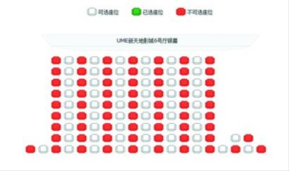 上海:单身网友买光电影院情人节单座号电影票