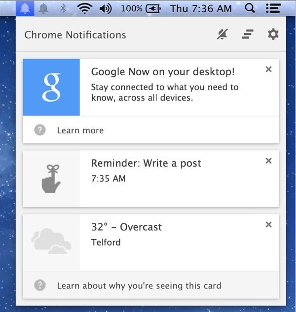 Google Nowʽ½WindowsMacƽ̨