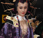 女星绳子捆绑胸部吸睛