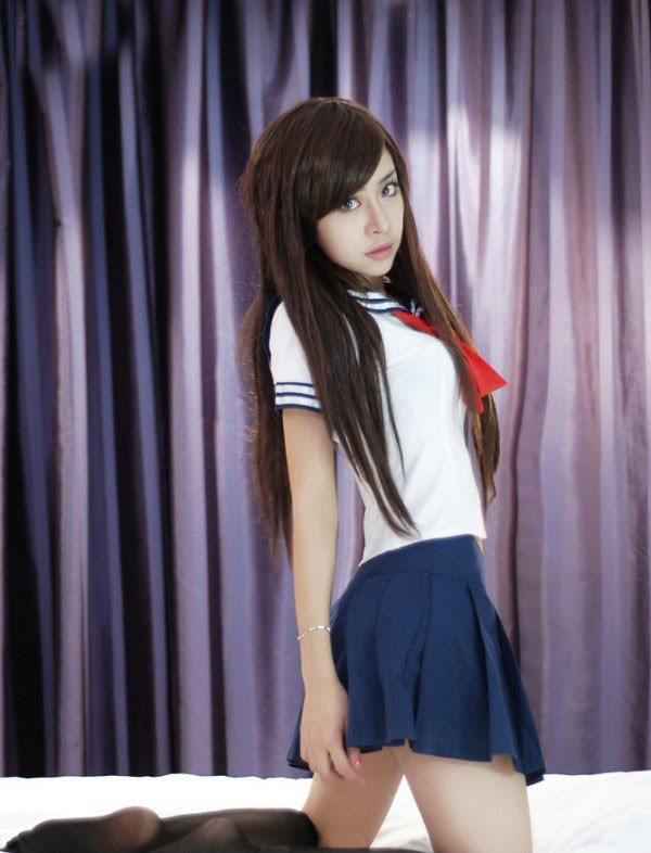 御门宅男福利 校园制服<em>美女大尺度</em>写真图_游戏