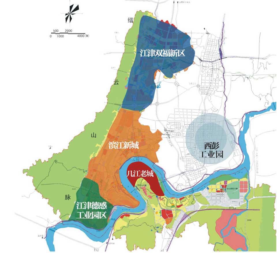 组图:江津滨江新城——生态之城 未来之城