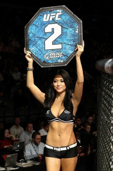 ufc举牌女郎性感写真图片