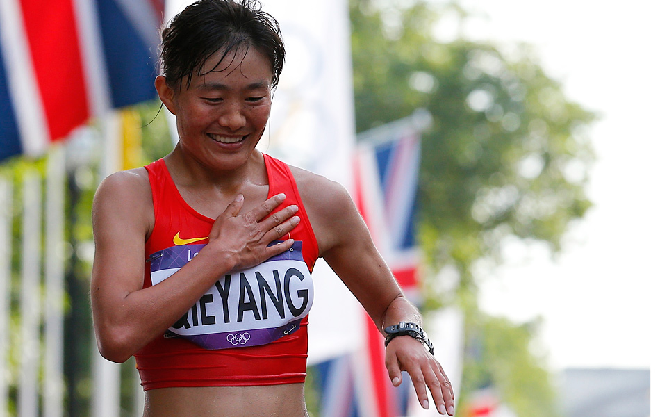 中国首位藏族奥运选手切阳什姐获女子竞走20公
