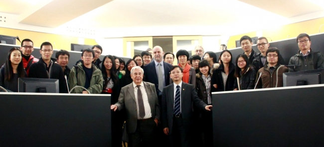 方守恩副书记率团访问意大利合作高校