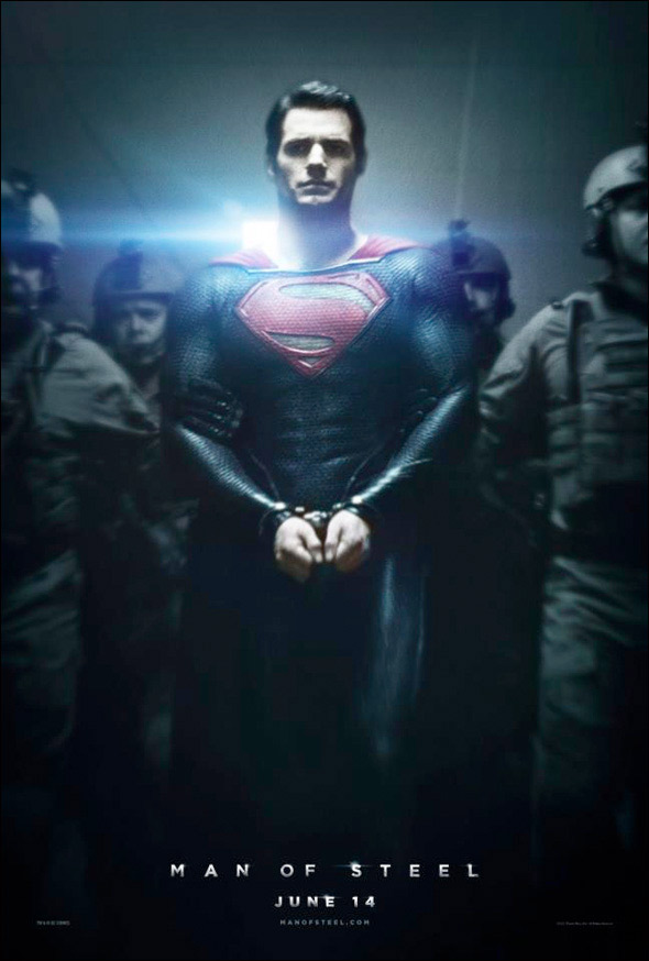 《超人:钢铁之躯》曝光最新海报 超人被美军押