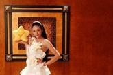 中国重庆第一黄金比例美女艾尚真时尚生活照。