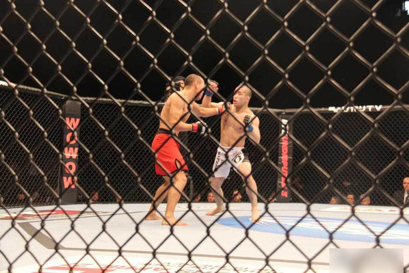 UFC144张铁泉遭日本选手重击 瞬间休克[高清