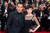 2012年5月18日，杨幂身穿Dior 2012春夏系列黑纱裙亮相第65届戛纳电影节。