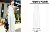 白色连衣长裙就是“仙”的代表，无需多余的配饰，一种清新脱俗的感觉立刻由内而外的散发出来。
