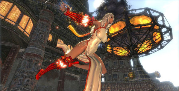 性感妖娆 《剑灵》韩服三测龙族<em>女角色</em>截图_游