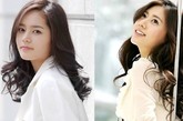秋瓷炫VS韩佳人 同为韩国演员的她们，这样的对比，实属神似，三七分波浪卷发，韩式眉毛和精致的小脸妆，无疑成为她们相似的标志。