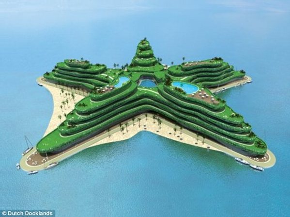 马尔代夫计划造人工浮岛