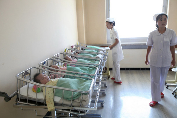 中国记者实拍朝鲜平壤妇产科医院内部