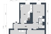 这间明亮的公寓位于瑞典哥德堡，面积87平方米。该居室由三间房，即厨房，浴室和露台构成，核心宽敞的客厅。墙壁的两幅黑白照片，同一色调的自行车，以及各式装饰，让这个家个性十足。（实习编辑卢雪花）