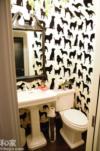 墙面装点新办法 卫浴间也可以有“壁纸时代”