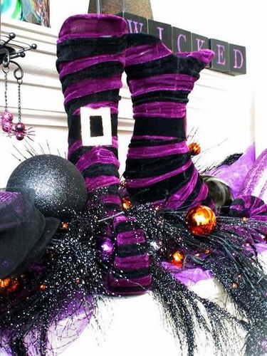 可怕紫色装饰创意 让你万圣节惊悚叫不停