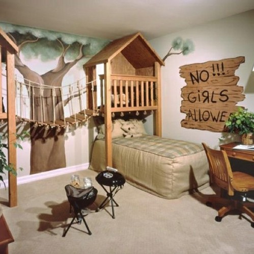 新奇活泼男孩房设计 给自家小儿打造童趣居室