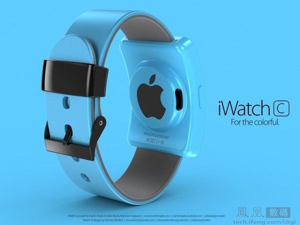 让人过目不忘!苹果智能手表iWatch c图赏-中国