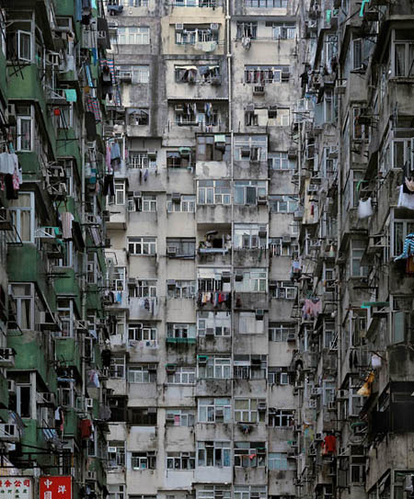 香港令人窒息的高密度住宅群 密集恐惧症患者慎入
