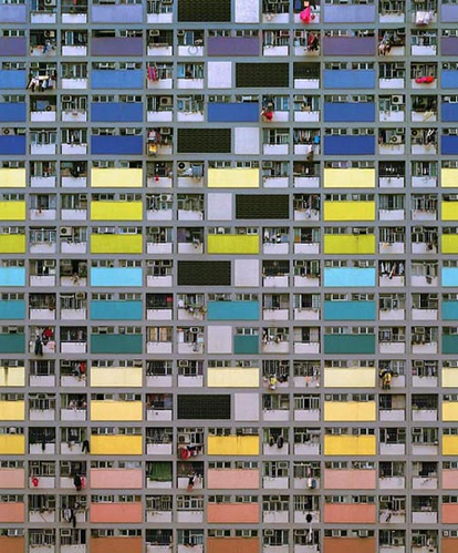 香港令人窒息的高密度住宅群 密集恐惧症患者慎入